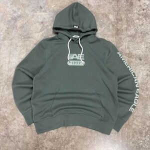 American Eagle Sage Green Soft Heavyweight Hoodie Size M